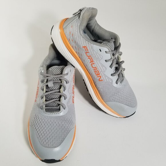 Furuian 7.5 Womens Steel Toe Tennis Shoe Trainer Activewear Athletic Shoes Gray - Picture 9 of 13